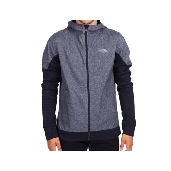 The North Face Men's Kilowatt Performance Jacket Dark Grey Heather/Black Medium - Picture 1 of 9